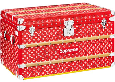 supreme x lv trunk case|louis vuitton supreme trunks.